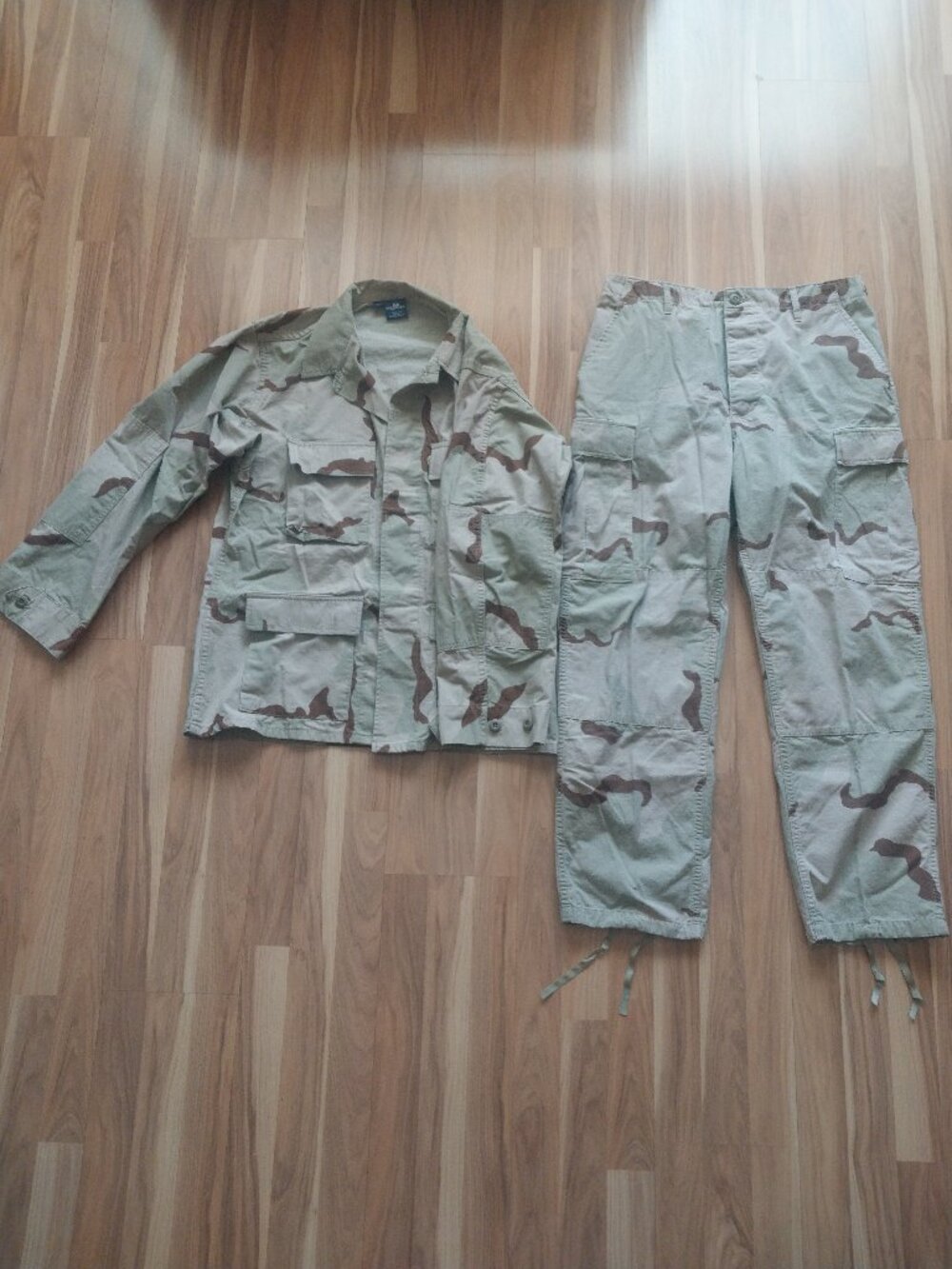 Propper 3-Color Desert Camouflage Cotton Ripstop BDU Set Size Medium Regular